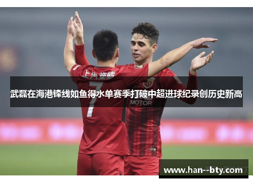 武磊在海港锋线如鱼得水单赛季打破中超进球纪录创历史新高
